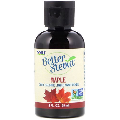Now Foods, Better Stevia, Zero-Calorie Liquid Sweetener, Maple, 2 fl oz (59 ml) Review