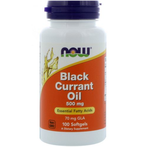 Now Foods, Black Currant Oil, 500 mg, 100 Softgels Review