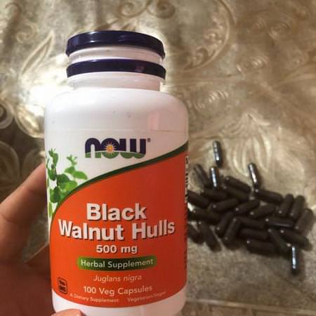 Now Foods, Black Walnut Hulls, 500 mg, 100 Capsules Review