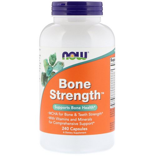 Now Foods, Bone Strength, 240 Capsules Review
