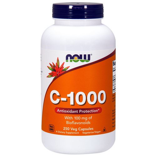 Now Foods, C-1000, With 100 mg of Bioflavonoids, 250 Veg Capsules Review