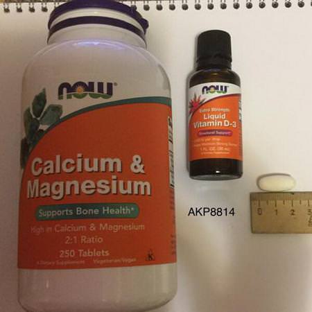 Now Foods, Calcium & Magnesium, 250 Tablets Review