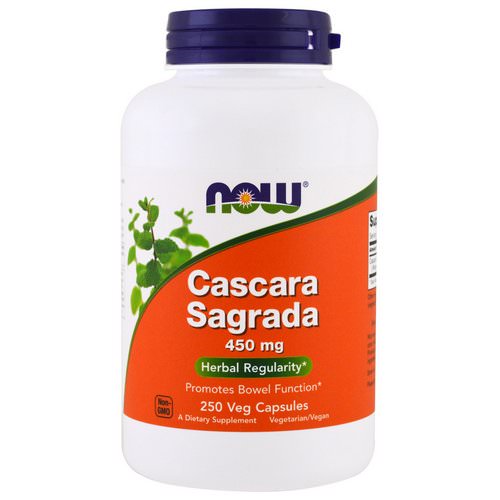 Now Foods, Cascara Sagrada, 450 mg, 250 Veg Capsules Review