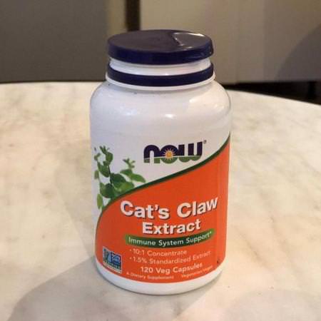 Now Foods Herbs Homeopathy Cat's Claw Una de Gato