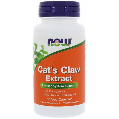 Now Foods, Cat's Claw Extract, 60 Veg Capsules Review