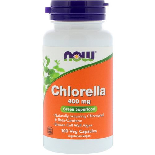 Now Foods, Chlorella, 400 mg, 100 Veg Capsules Review