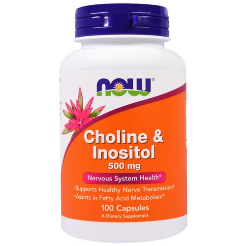 Now Foods, Choline & Inositol, 500 mg, 100 Capsules Review