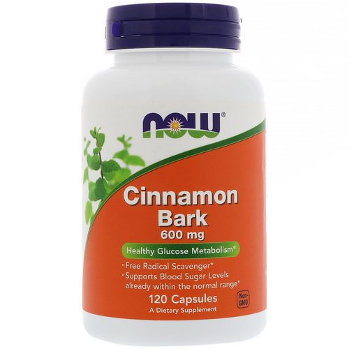 Now Foods, Cinnamon Bark, 600 mg, 120 Capsules Review