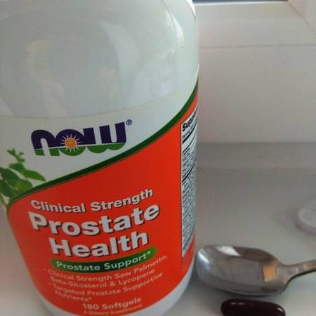 Now Foods, Clinical Strength Prostate Health, 180 Softgels Review