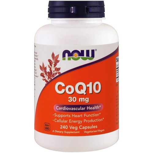 Now Foods, CoQ10, 30 mg, 240 Veg Capsules Review