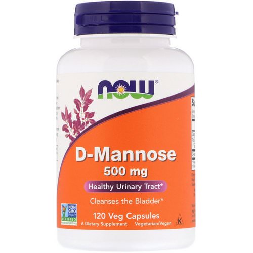 Now Foods, D-Mannose, 500 mg, 120 Veg Capsules Review