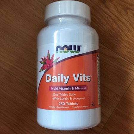 Now Foods, Daily Vits, 250 Tablets Review