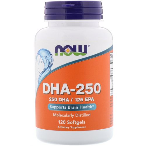 Now Foods, DHA-250/EPA-125, 120 Softgels Review