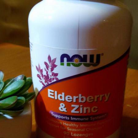 Now Foods, Elderberry & Zinc, 90 Lozenges Review