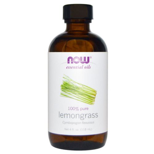 Now Foods, Essential Oils, Lemongrass, 4 fl oz (118 ml) Review