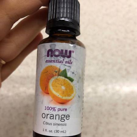 Now Foods, Essential Oils, Orange, 1 fl oz (30 ml) Review