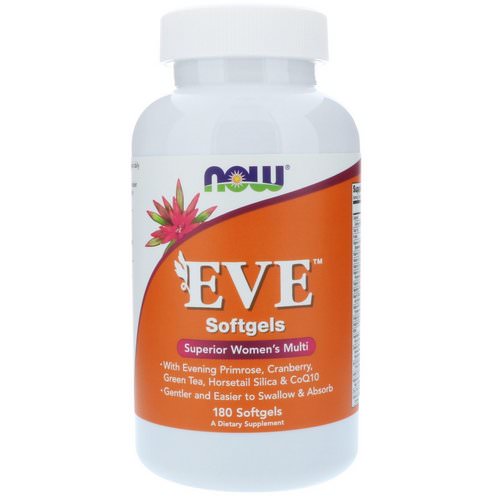 Now Foods, EVE Superior Women's Multi, 180 Softgels Review