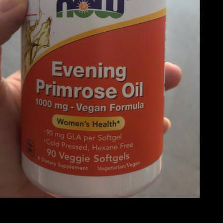 Now Foods, Evening Primrose Oil, 1000 mg, 90 Veggie Softgels Review