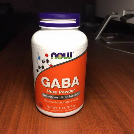 Now Foods, GABA, Pure Powder, 6 oz (170 g) Review