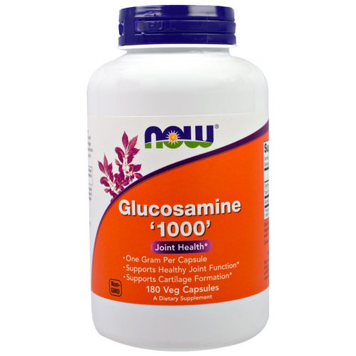 Now Foods, Glucosamine '1000', 180 Veg Capsules Review