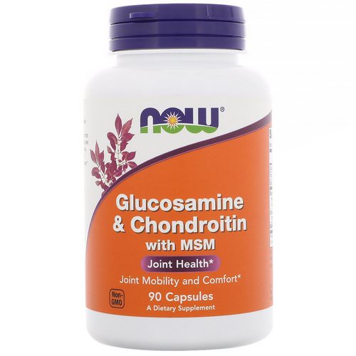 Now Foods, Glucosamine & Chondroitin with MSM, 90 Capsules Review