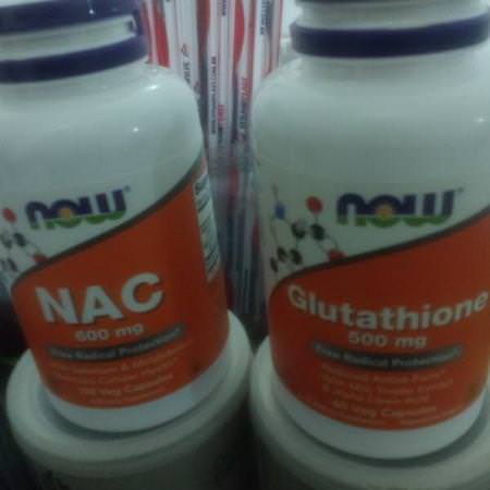 Supplements Antioxidants L-Glutathione Non Gmo Now Foods