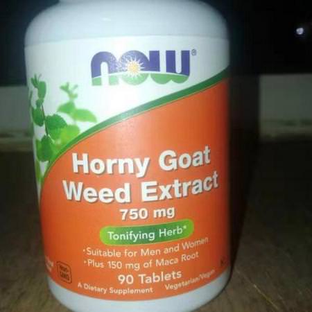 Now Foods Herbs Homeopathy Horny Goat Weed