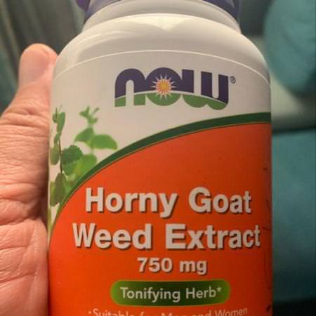 Now Foods, Horny Goat Weed Extract, 750 mg, 90 Tablets Review