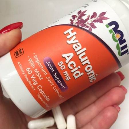 Now Foods, Hyaluronic Acid, 50 mg, 60 Veg Capsules Review