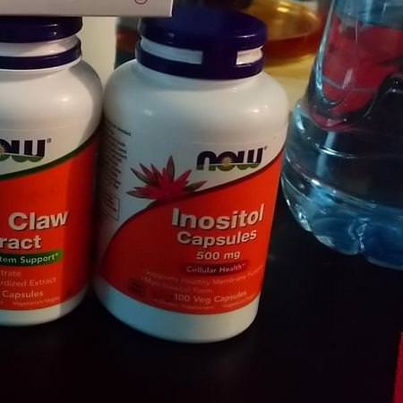 Now Foods, Inositol Capsules, 500 mg, 100 Capsules Review