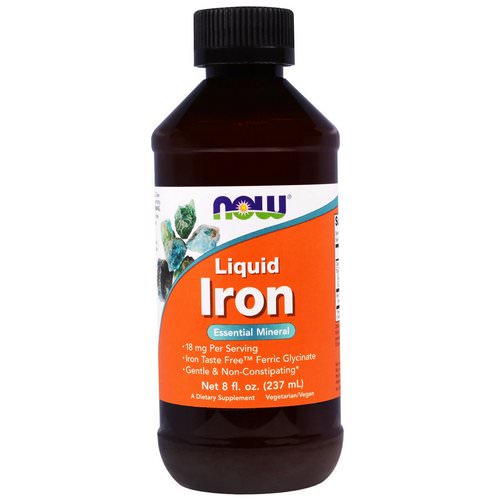 Now Foods, Iron Liquid, 8 fl oz (237 ml) Review