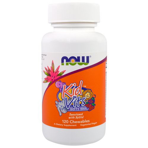 Now Foods, Kid Vits, Berry Blast, 120 Chewables Review