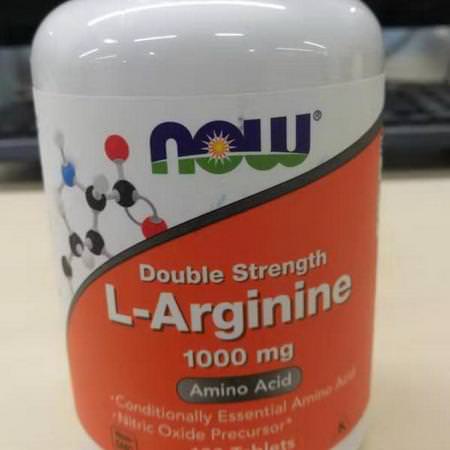 Now Foods, L-Arginine, 1,000 mg, 120 Tablets Review