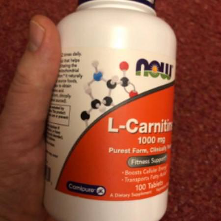 Supplements Amino Acids L-Carnitine Non Gmo Now Foods
