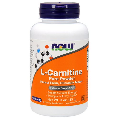 Now Foods, L-Carnitine, Pure Powder, 3 oz (85 g) Review