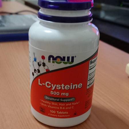 Now Foods Supplements Amino Acids L-Cysteine