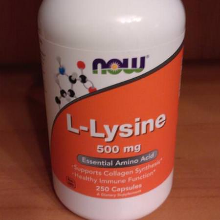 Now Foods Supplements Amino Acids L-Lysine
