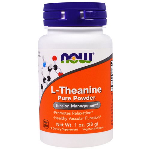 Now Foods, L-Theanine, Pure Powder, 1 oz (28 g) Review
