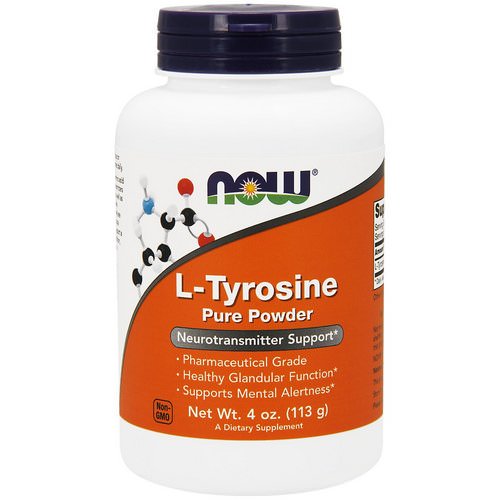 Now Foods, L-Tyrosine, Pure Powder, 4 oz (113 g) Review