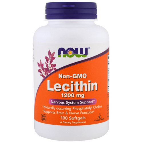 Now Foods, Lecithin, 1200 mg, 100 Softgels Review