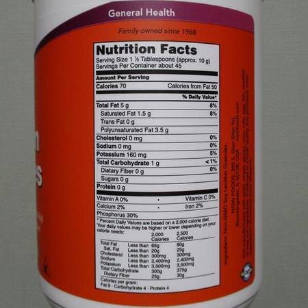 Now Foods, Lecithin Granules, Non-GMO, 2 lbs (907 g) Review