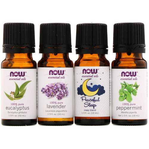 Now Foods, Let There Be Peace & Quiet, Relaxing Essential Oils Kit, 4 Bottles, 1/3 fl oz (10 ml) Each Review