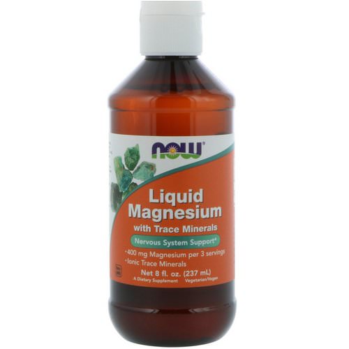 Now Foods, Liquid Magnesium with Trace Minerals, 8 fl oz (237 ml) Review