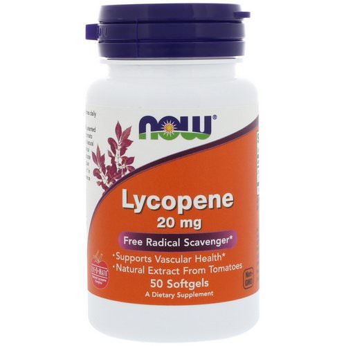 Now Foods, Lycopene, 20 mg, 50 Softgels Review