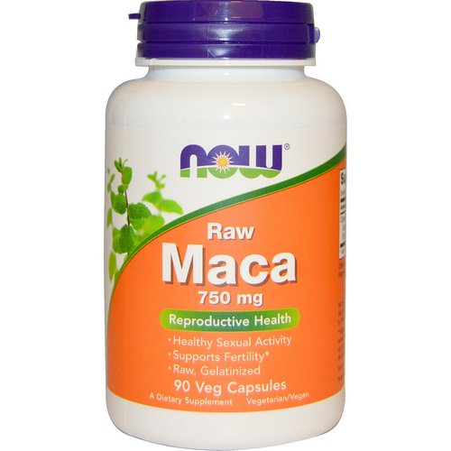 Now Foods, Maca, Raw, 750 mg, 90 Veg Capsules Review