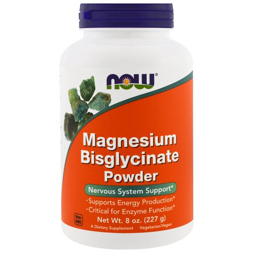 Now Foods, Magnesium Bisglycinate Powder, 8 oz (227 g) Review