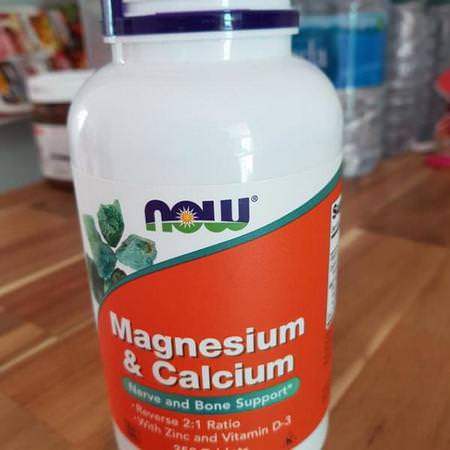 Magnesium & Calcium, Reverse 2:1 Ratio with Zinc and Vitamin D-3