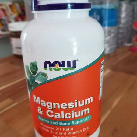 Magnesium & Calcium, Reverse 2:1 Ratio with Zinc and Vitamin D-3 250 Tablets