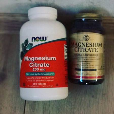 Now Foods, Magnesium Citrate, 200 mg, 250 Tablets Review