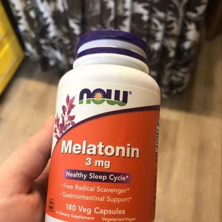 Now Foods, Melatonin, 3 mg, 60 Capsules Review